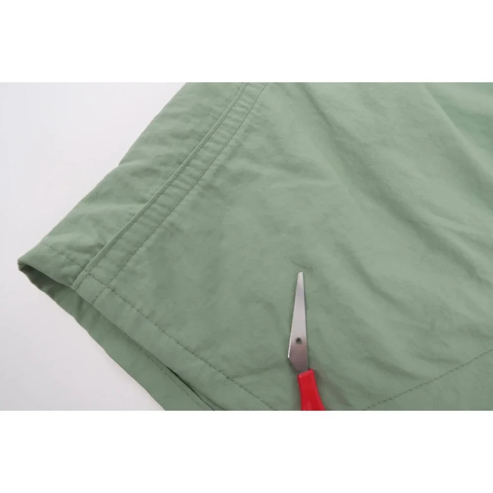 Patagonia‎ Netplus Mens XL Baggies Swim Shorts Green Solid Unlined Swim Trunks